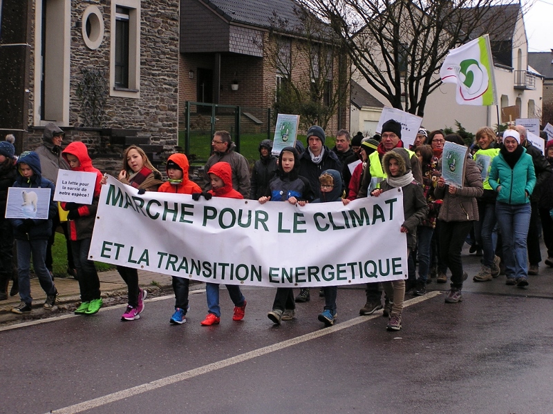 Manifestation pour le climat à Habay